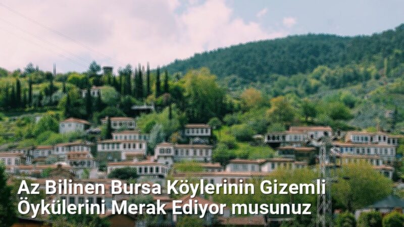 Az Bilinen Bursa Köylerinin Gizemli Öykülerini Merak Ediyor musunuz - bursakoyleri.net.tc